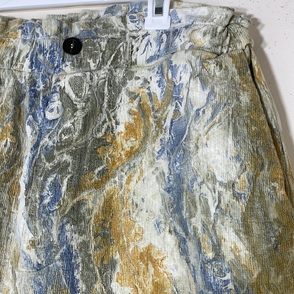 NWT. Boho Anthropologie Tina & Jo Olivenne Marble Dyed Pants. Large - Picture 6 of 12